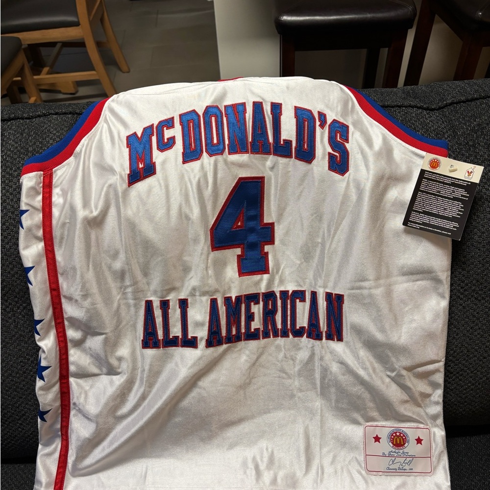 Chauncey Billups 1995 McDonald's All American Basketball Jersey